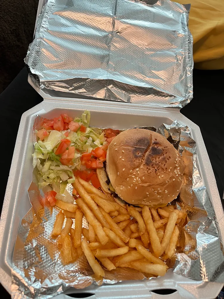 Cheese Burger with Fries